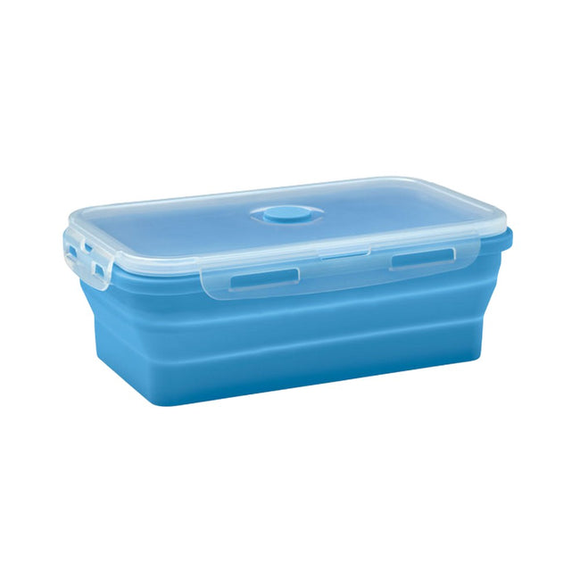 Baby Blue - Front - MidOcean Kolapso Silicone Collapsible Lunch Box