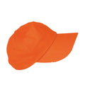 Orange - Back - MidOcean Glop Plain Baseball Cap