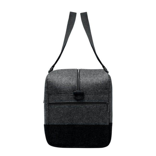 Stone Grey - Pack Shot - MidOcean Indico Bag RPET Felt Weekend Bag