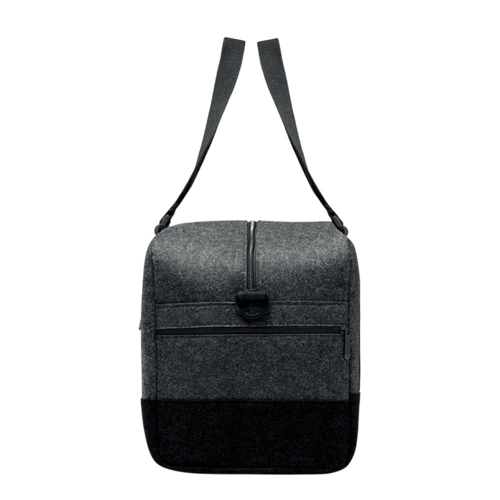 Stone Grey - Pack Shot - MidOcean Indico Bag RPET Felt Weekend Bag