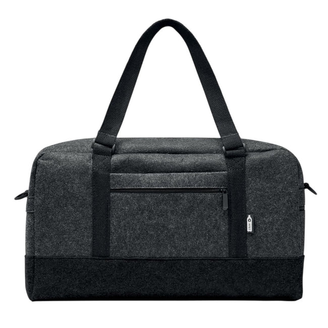 Stone Grey - Front - MidOcean Indico Bag RPET Felt Weekend Bag