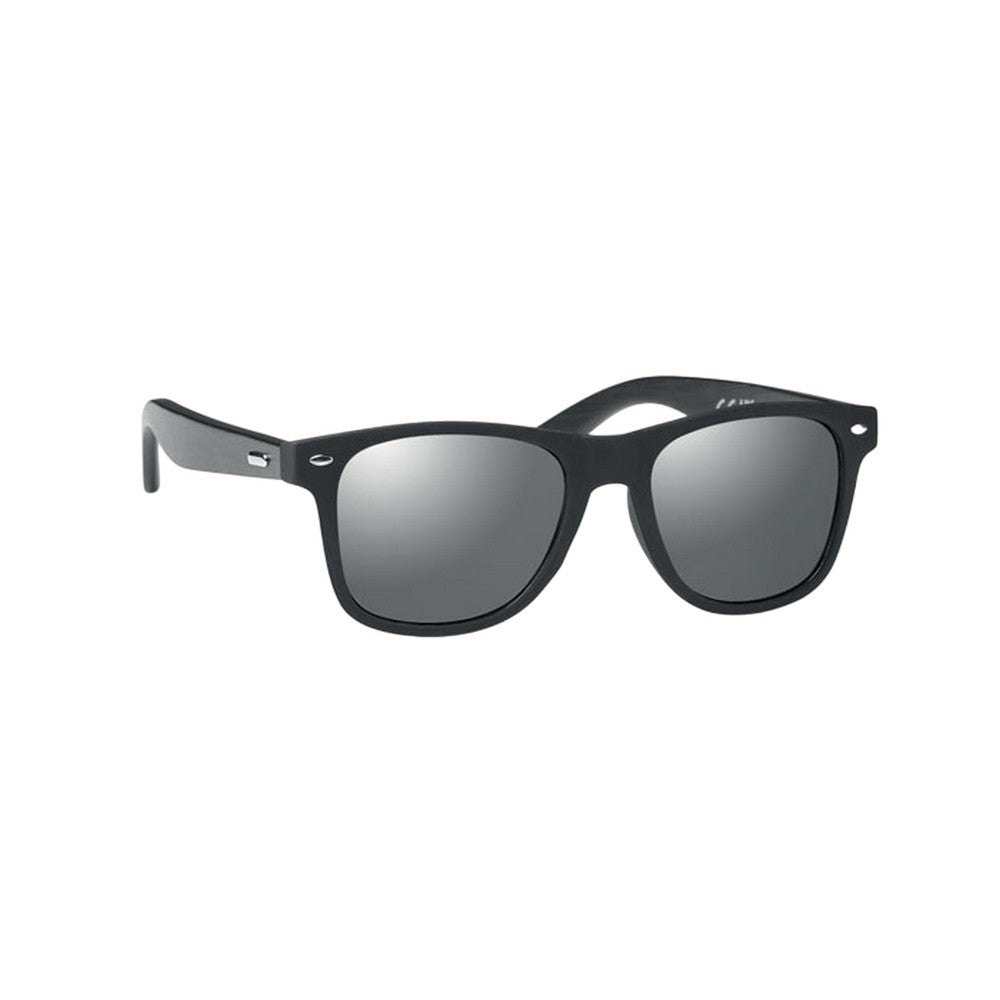 Shiny Silver - Side - MidOcean Rhodos Bamboo Sunglasses