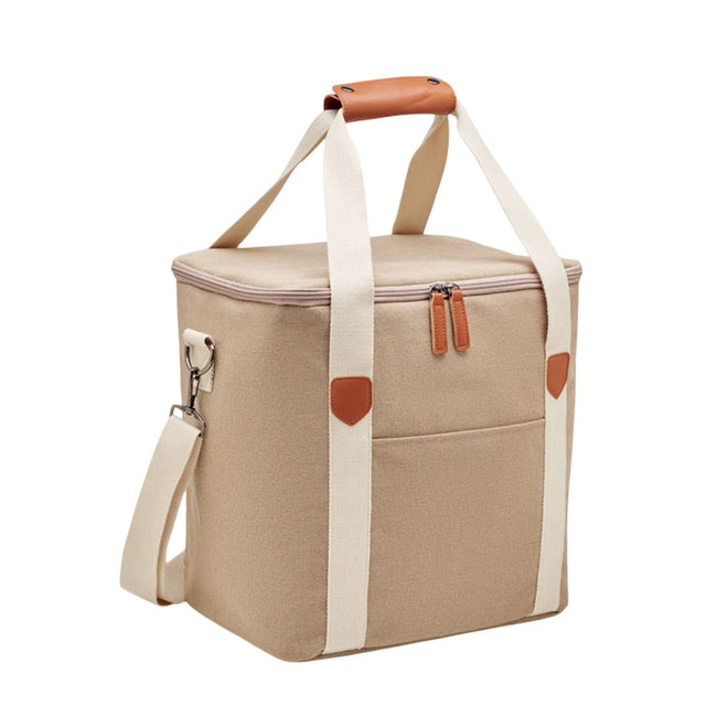 Beige - Back - MidOcean Kecil Cooler Bag