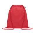 Red - Front - MidOcean Yuki Organic Cotton Drawstring Bag