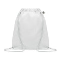 White - Front - MidOcean Yuki Organic Cotton Drawstring Bag