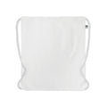 White - Back - MidOcean Yuki Organic Cotton Drawstring Bag