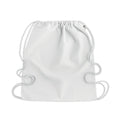 White - Side - MidOcean Yuki Organic Cotton Drawstring Bag