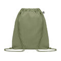Green - Front - MidOcean Yuki Organic Cotton Drawstring Bag