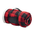 Red - Pack Shot - MidOcean Shermatt RPET Checked Picnic Blanket