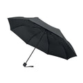 Black - Back - MidOcean Seattle RPET Folding Umbrella Set