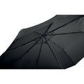 Black - Pack Shot - MidOcean Seattle RPET Folding Umbrella Set
