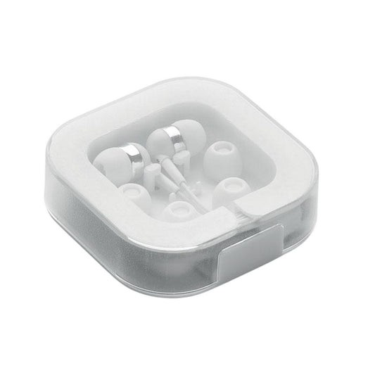 White - Front - MidOcean Musisoft C Wired Earphones