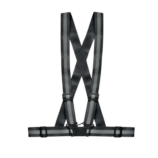 Black - Front - MidOcean Allvisible Reflective Body Belt