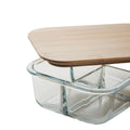 Transparent - Side - MidOcean Tundra 3 Bamboo Glass Lunch Box