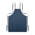 Blue - Side - MidOcean Nagpur Colour Organic Cotton Apron