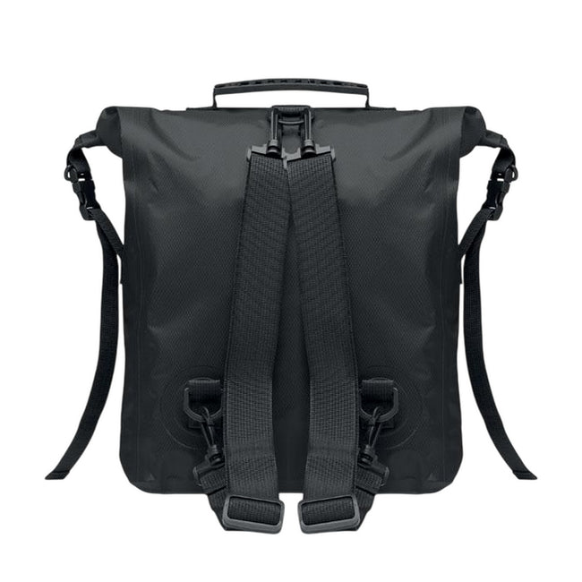 Black - Back - MidOcean Scubaroll RPET Waterproof 30L Backpack
