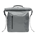 Stone Grey - Front - MidOcean Scubaroll RPET Waterproof 30L Backpack