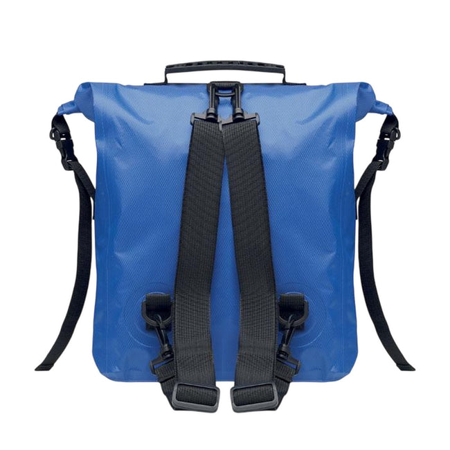 Royal Blue - Back - MidOcean Scubaroll RPET Waterproof 30L Backpack