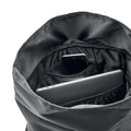 Black - Side - MidOcean Napa Roll Top RPET Backpack