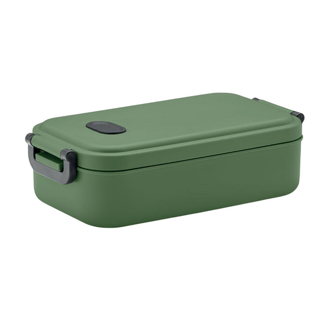 Dark Green - Front - MidOcean Indus Polypropylene 800ml Lunch Box