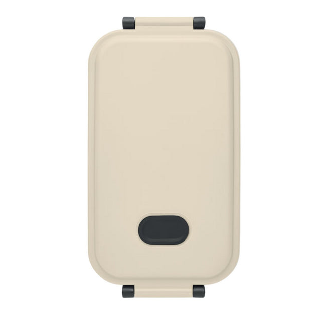 Beige - Back - MidOcean Indus Polypropylene 800ml Lunch Box