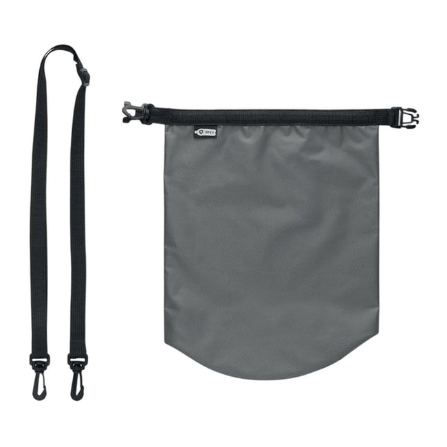 Stone Grey - Lifestyle - MidOcean Bolsaible+ RPET Waterproof 5L Bag