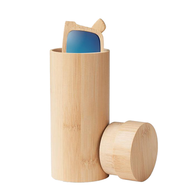 Wood-Blue - Side - MidOcean Wanaka Bamboo Sunglasses