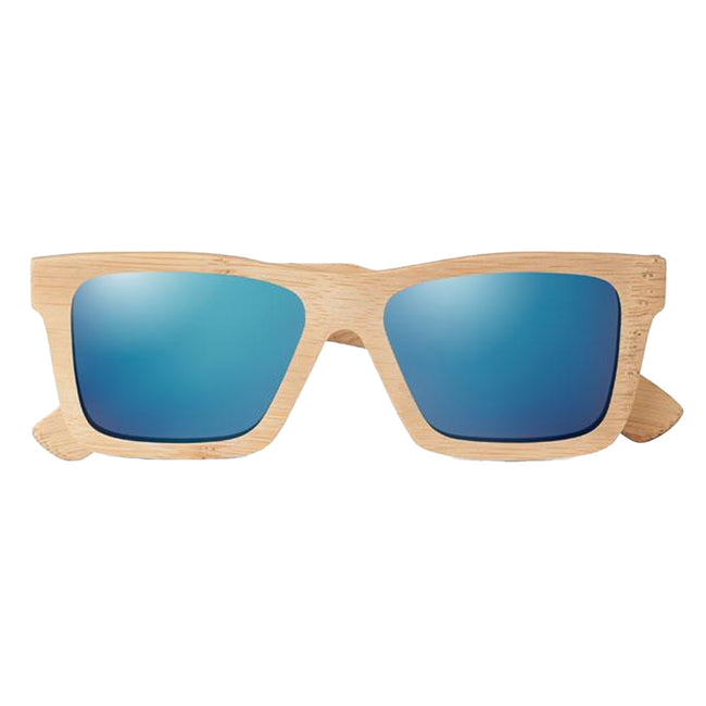 Wood-Blue - Front - MidOcean Wanaka Bamboo Sunglasses