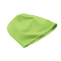 Lime - Side - MidOcean Lighty Cotton Blend Beanie