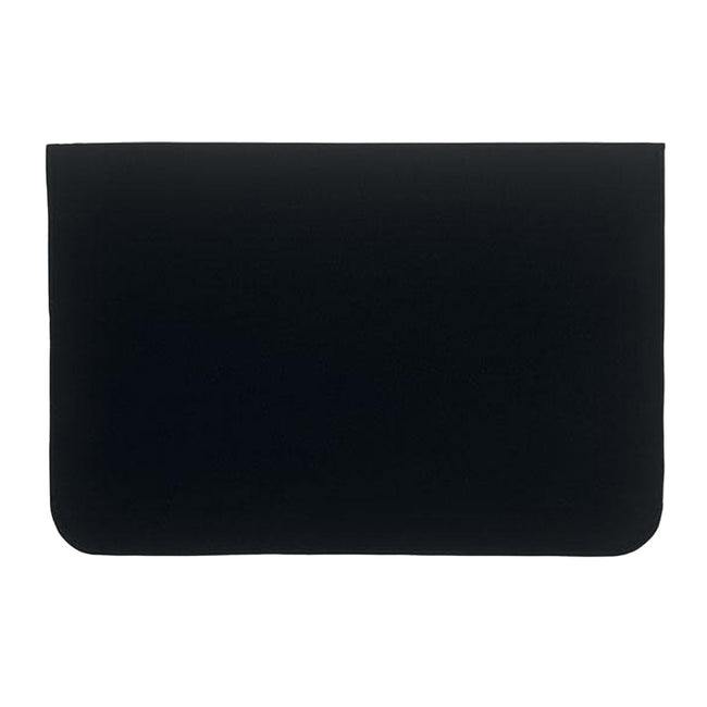 Black - Back - MidOcean Plain Bamboo Laptop Sleeve
