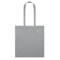 Grey - Back - MidOcean Cottonel Colour + Cotton Shopper Bag