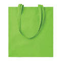 Lime - Front - MidOcean Cottonel Colour + Cotton Shopper Bag