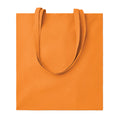 Orange - Front - MidOcean Cottonel Colour + Cotton Shopper Bag