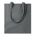 Stone Grey - Front - MidOcean Cottonel Colour + Cotton Shopper Bag