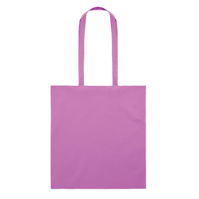 Violet - Back - MidOcean Cottonel Colour + Cotton Shopper Bag