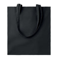 Black - Front - MidOcean Cottonel Colour + Cotton Shopper Bag