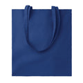 Blue - Front - MidOcean Cottonel Colour + Cotton Shopper Bag