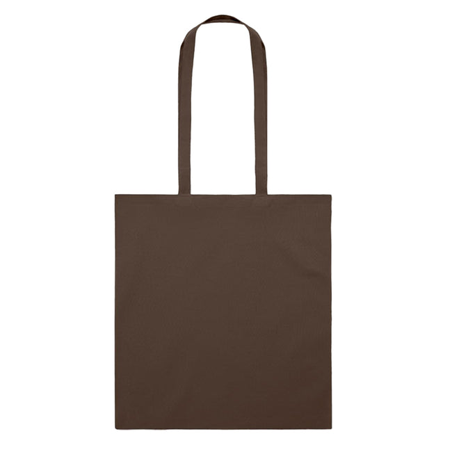 Chocolate - Back - MidOcean Cottonel Colour + Cotton Shopper Bag