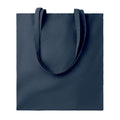 French Navy - Front - MidOcean Cottonel Colour + Cotton Shopper Bag