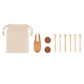 Beige - Back - MidOcean Dormie Golf Accessories Set