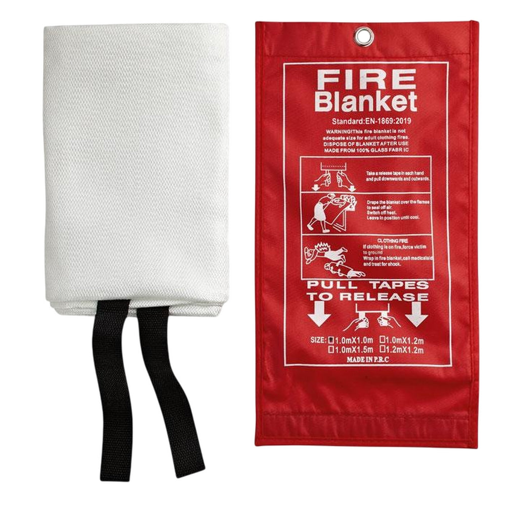Red - Side - MidOcean Blake Fire Blanket
