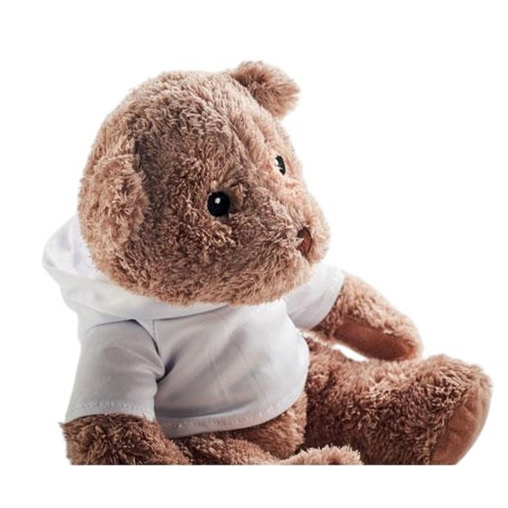 White - Lifestyle - MidOcean John Teddy Bear Plush Toy