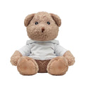 White - Front - MidOcean John Teddy Bear Plush Toy