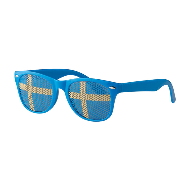 Blue - Back - MidOcean Flag Fun Sunglasses