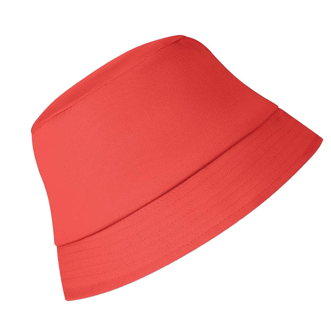 Red - Back - MidOcean Bilgola Cotton Sun Hat