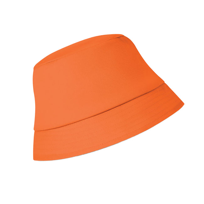 Orange - Back - MidOcean Bilgola Cotton Sun Hat