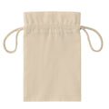 Beige - Back - MidOcean Taske Cotton Drawstring Bag