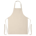 Beige - Back - MidOcean Sous Recycled Cotton Apron