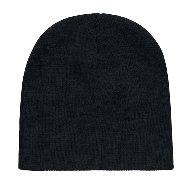 Black - Front - MidOcean Marco RPET Beanie