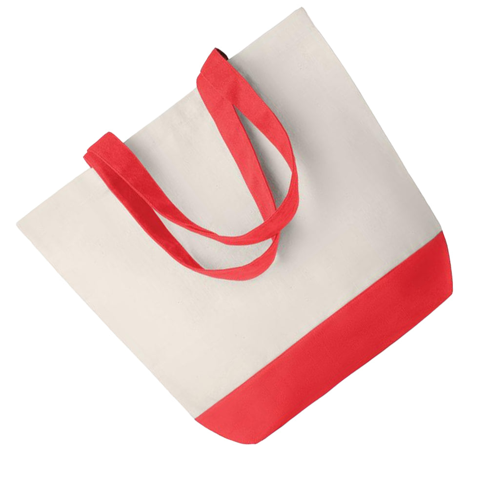 Red - Back - MidOcean Kleuren Canvas Bag